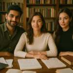 Creative Pakistani authors at their writing desk, planning income tax treatment for their book royalties under Section 89.
