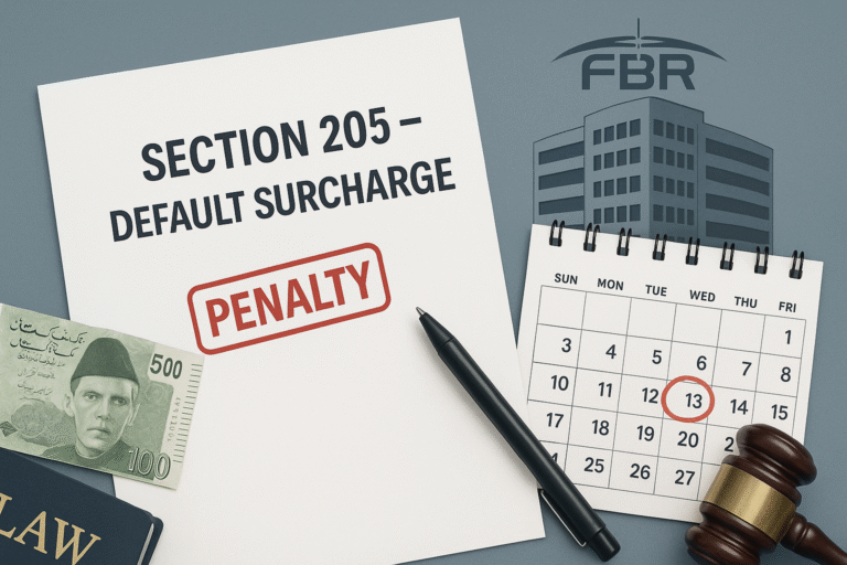 Section 205 – Default Surcharge under the Income Tax Ordinance, 2001