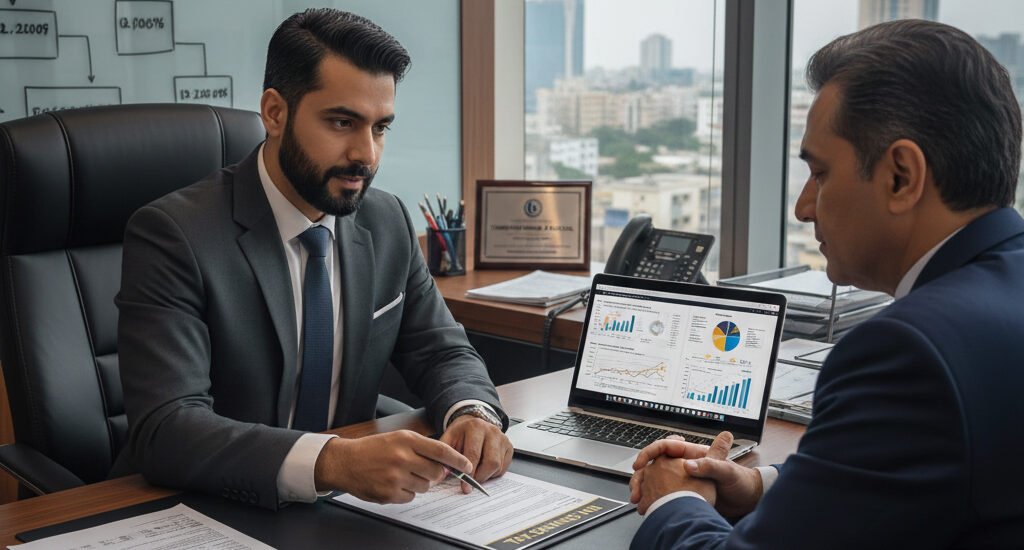 Professional tax consultant explaining legal tax saving strategies in Pakistan – Tanweer Habib & Co.