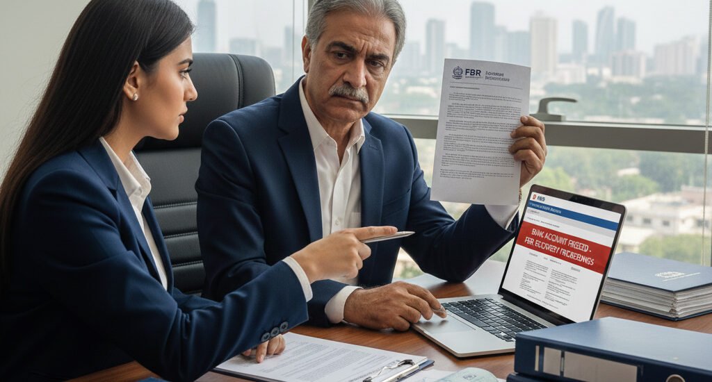 FBR freezes bank account due to unpaid tax demand – taxpayer consulting Tanweer Habib & Co.