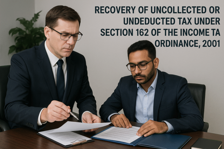 Section 162 Recovery of Tax from the Person from whom Tax was not Collected or Deducted