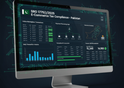 SRO 1775(I)/2025 tax compliance rules for online marketplaces and payment intermediaries