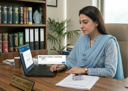 FBR circular regarding automatic exemption certificates under Section 236C for builders and developers in Pakistan